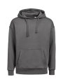 Heren Hooded Sweater Clique Loose Fit Charcoal
